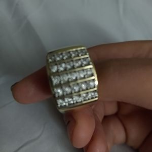 10k gold diamond ring